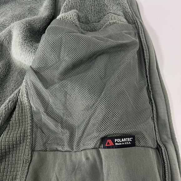 US Military Gen III Polartec 100 Cold Weather Fleece Jacket Green Medium Reg - Picture 8 of 12